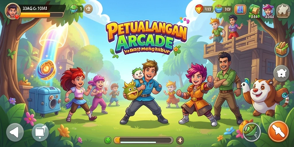 Screenshot gameplay 33AG dengan aksi seru dan karakter menarik.