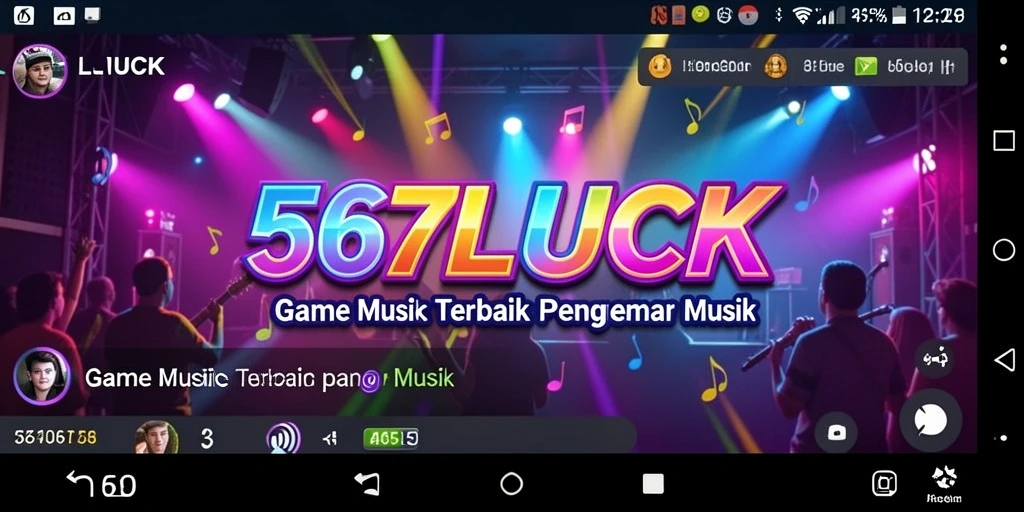 Tampilan gameplay 567LUCK yang penuh warna dan interaktif.