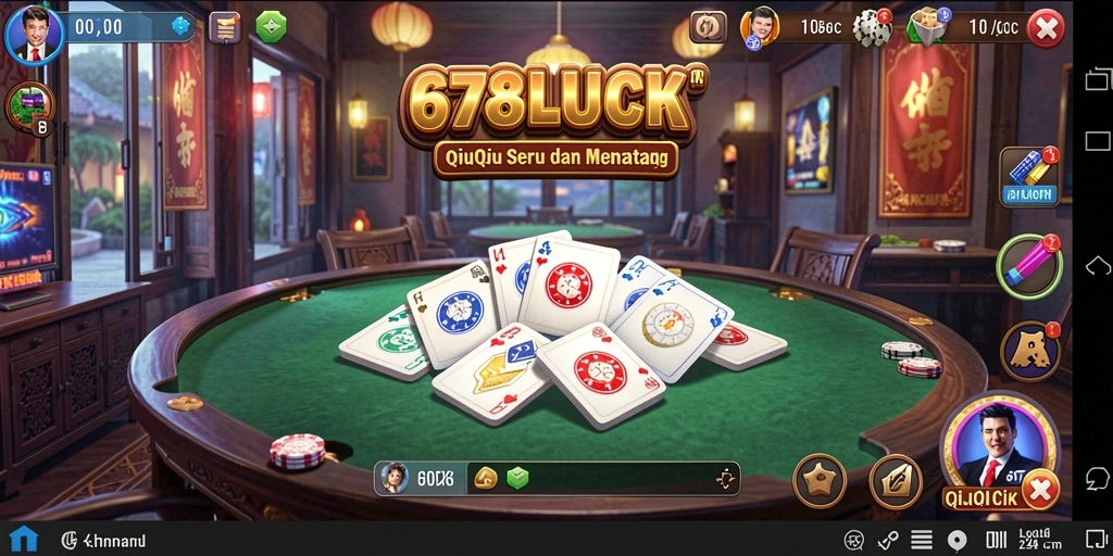 Screenshot gameplay QiuQiu di 678LUCK yang seru.