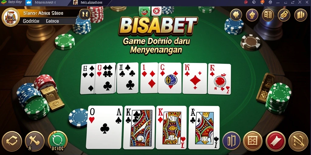 Tampilan gameplay seru dan interaktif dalam permainan Domino.