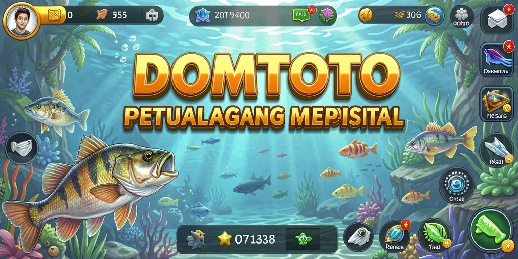 Tangkapan ikonik di DOMTOTO, menampilkan suasana memancing yang seru.