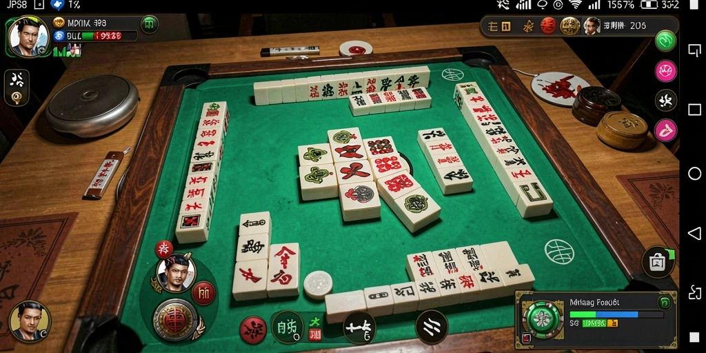 Tampilan aksi gameplay seru di JPS88 permainan Mahjong