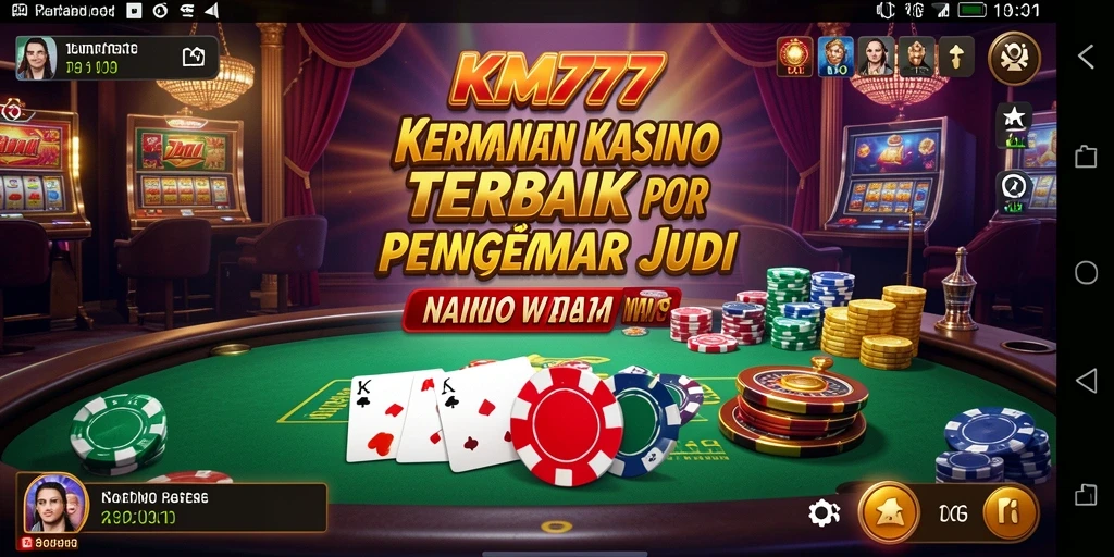Tampilan gameplay KM777 yang menyenangkan dan penuh aksi dari permainan Kasino.