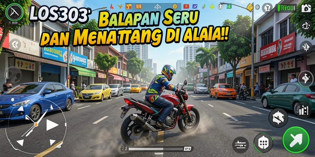 Gameplay Racing yang menegangkan dan mengasyikkan di LOS303.