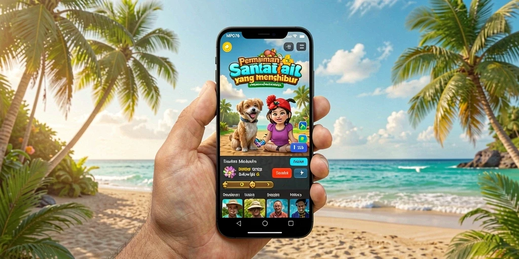 Tangkapan layar menampilkan gameplay santai MPO76 yang seru.