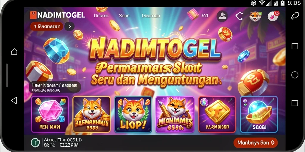 Screenshot gameplay NADIMTOGEL yang menampilkan keseruan bermain Slot.