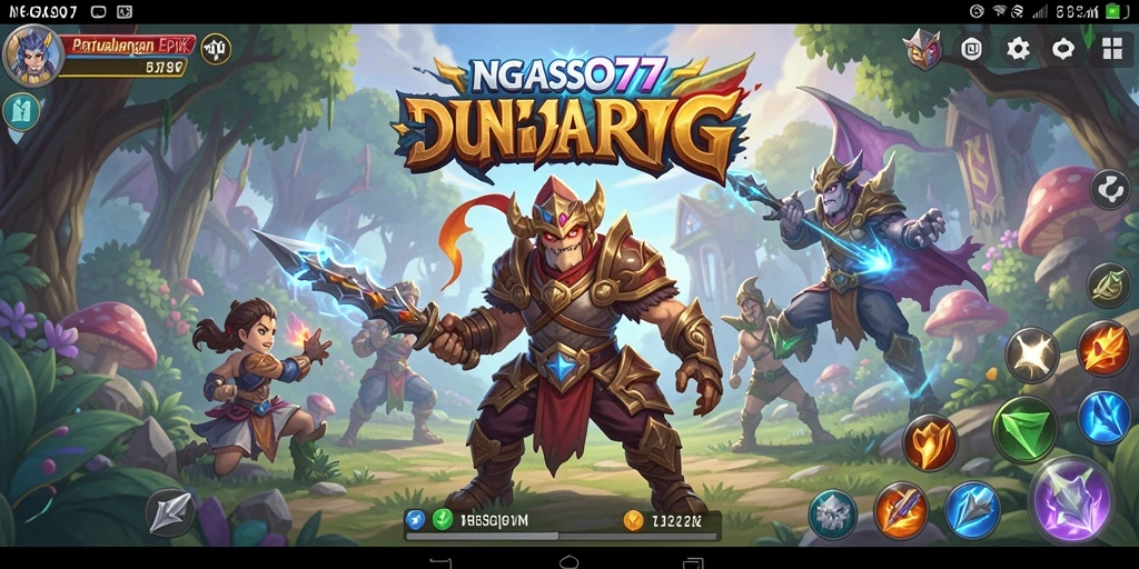 Tampilan gameplay NGASO77 yang memukau di dunia RPG.