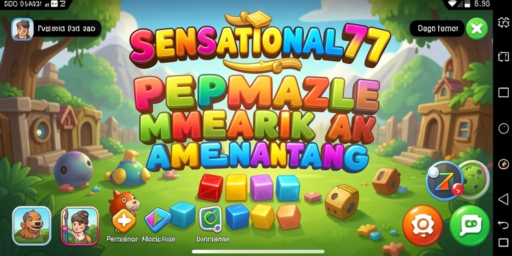 Gameplay menarik dari SENSATIONAL77 dengan tantangan puzzle.