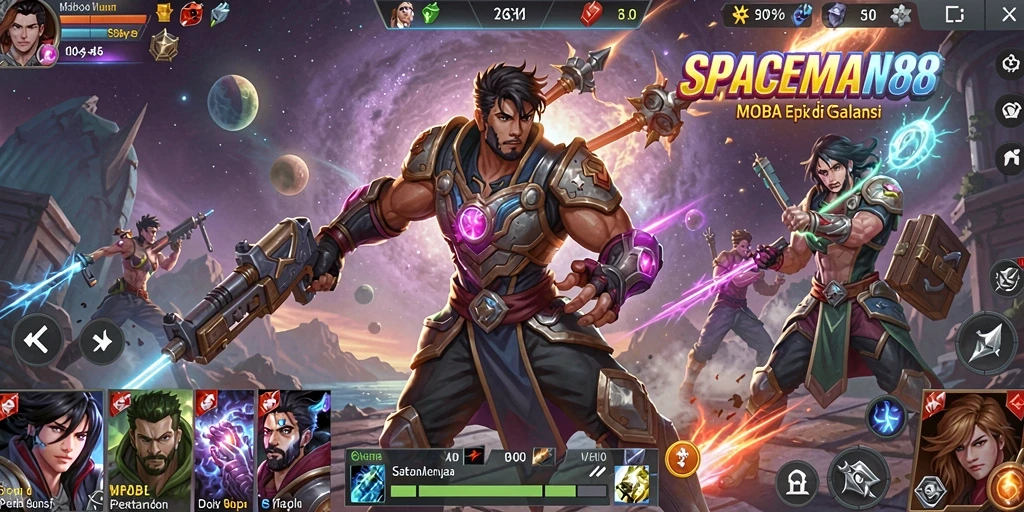 Gambaran gameplay SPACEMAN88 yang intens dan seru.