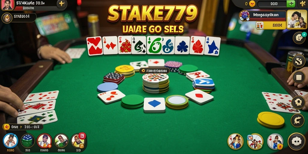 Tangkapan layar dari gameplay Gaple yang seru di STAKE779.