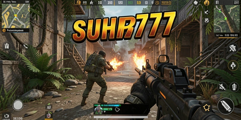 Tampilan mendebarkan dari gameplay SUHU777 yang penuh aksi FPS.