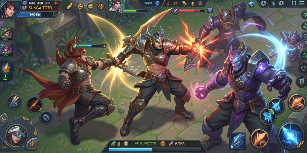 Gameplay seru dalam pertarungan tim SUNGAITOTO.