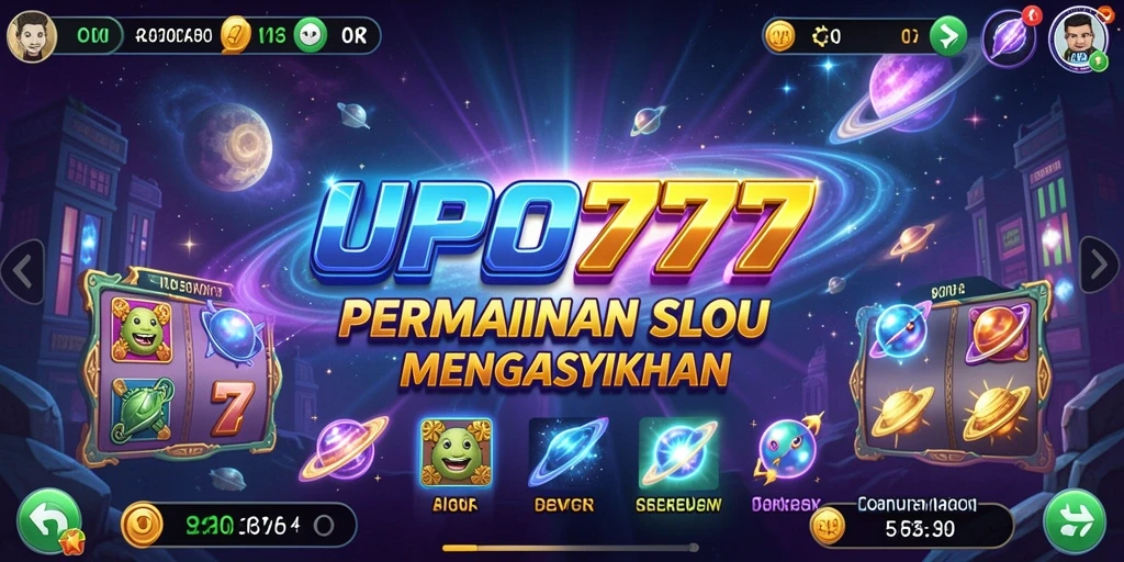 Screenshot gameplay UFO777 yang menunjukkan slot yang penuh warna.